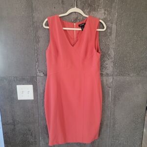 White House Black Market Sleeveless Coral Mini Dress